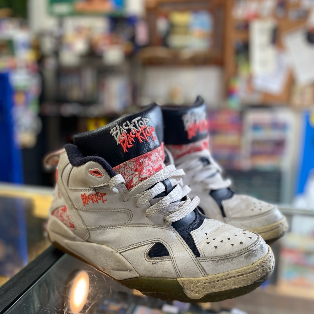 Vintage Reebok BlackTop Sample Pair Size 9 Hi Top